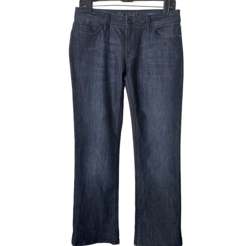 DL1961 Cindy Slim Boot Cut Jeans in Deep Blue Color 28